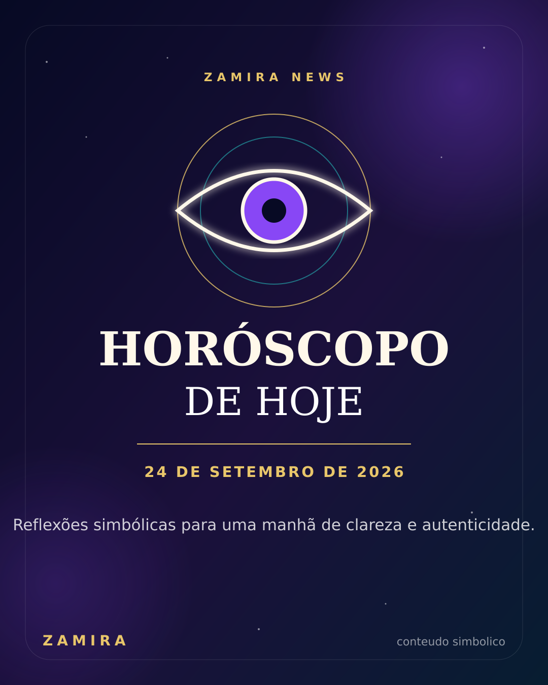 Horóscopo Zamira de 24 de setembro de 2026